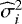 $\widehat{\sigma}^2_i$