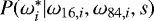 $P(\omega^*_i|\omega_{16,i},\omega_{84,i},s)$