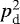 $p^2_{\textrm{d}}$