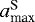 $a_{\textrm{max}}^{\textrm{S}}$