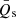 $ \bar{Q}_{\mathrm{s}} $