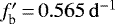 $f&#x0027;_{\textrm{b}}\,{=}\,0.565\,\mathrm{d}^{-1}$