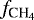 $f_{\textrm{CH}_4}$