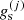 $ g_{\rm s}^{(j)} $