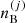 $ n_{\rm B}^{(j)} $