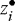 $z_i^{\bullet}$