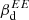 $ \beta_{\mathrm{d}}^{{EE}} $