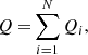 $$ \begin{aligned} Q=&\mathop \sum \limits _{i=1}^N Q_i,\end{aligned} $$