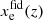 $ x_{\mathrm{e}}^{\mathrm{fid}}(z) $