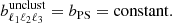 $$ \begin{aligned} b_{\ell _1 \ell _2 \ell _3}^\mathrm{unclust} = b_{\rm PS} = \mathrm{constant.} \end{aligned} $$