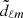 $ \tilde d_{\ell m} $