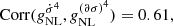 $$ \begin{aligned} \mathrm{Corr}(g_{\rm NL}^{\dot{\sigma }^4}, g_{\rm NL}^{(\partial \sigma )^4}) = 0.61 , \end{aligned} $$