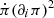 $ \dot{\pi} (\partial_i \pi)^2 $