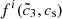 $ f^i(\tilde{c}_3,c_{\mathrm{s}}) $