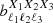 $ b^{X_1 X_2 X_3}_{\ell_1 \ell_2\ell_3} $