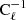 $ \mathrm{C}^{-1}_\ell $