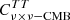$ C^{TT}_{\nu\times \nu-\mathrm{CMB}} $