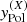 $ {{y}}_{\mathrm{Pol}}^{(X)} $