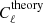 $ C_\ell^{\mathrm{theory}} $