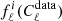 $ f_\ell^i(C_\ell^{\mathrm{data}}) $