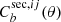 $ C_b^{{\rm sec},ij}(\theta) $