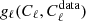 $ g_\ell(C_\ell,C_\ell^{\mathrm{data}}) $