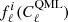 $ f_\ell^i(C_\ell^{\mathrm{QML}}) $