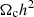 $ {\Omega_{{\rm{c}}}h^2} $