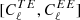 $ [C_{\ell}^{TE}, C_{\ell}^{EE}] $