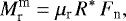 \begin{equation*}M_{\textrm{r}}^{\textrm{m}}=\mu_{\textrm{r}}\, R^{\ast}\, F_{\textrm{n}}, \end{equation*}