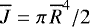 $\overline{J}=\pi\, \overline{R}^4/2$
