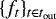 $\{f_t\}_{t\in t_{\textrm{out}}}$