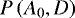 ${P\left(A_0,D\right)}$