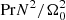 $ {\rm Pr} N^2/\Omega_0^2 $
