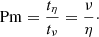$$ \begin{aligned}&\mathrm{Pm} =\frac{t_\eta }{t_{\nu }}=\frac{\nu }{\eta }\cdot \end{aligned} $$