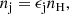 $$ \begin{aligned} n_{\rm j}=\epsilon _{\rm j}n_{\rm H}, \end{aligned} $$