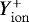 $Y_{\mathrm{ion}}^&#x002B;$