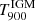 $ T_{900}^{\mathrm{IGM}} $