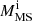 $ M_{\mathrm{MS}}^{\mathrm{i}} $