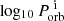 $ \mathrm{log_{10}}\,P_{\mathrm{orb}}^{\mathrm{\;i}} $