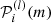 $ \mathcal{P}_i^{(l)}(m) $