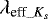 $\lambda_{\textrm{eff}\_K_{s}}$
