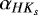 $\alpha_{HK_s}$