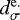 $d_{\sigma}^{\mathrm{e.}}$