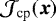 ${\mathcal{J}}_{\textrm{cp}}(\boldsymbol{x})$