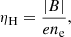 $$ \begin{aligned} \eta _{\rm H}=\frac{|B|}{en_{\rm e}}, \end{aligned} $$