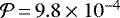 $\mathcal{P}\,{=}\,{9.8\times10^{-4}}$