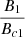 $ {B}_{1}\over{{B}_{c1}} $