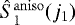 $\hat{S}_1^{\mathrm{aniso}}(j_1)$