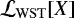 $\mathcal{L}_{\mathrm{WST}}[X]$